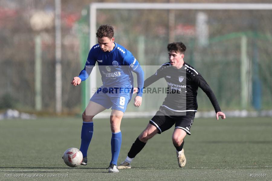 Lukas Imgrund, Sepp-Endres-Sportanlage, Würzburg, 29.01.2023, sport, action, Fussball, BFV, Landesfreundschaftsspiele, Landesliga Nordwest, Bayernliga Nord, TSV, FV04, WFV, TSV Unterpleichfeld, Würzburger FV - Bild-ID: 2350331