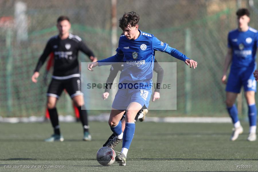 Nils Hock, Sepp-Endres-Sportanlage, Würzburg, 29.01.2023, sport, action, Fussball, BFV, Landesfreundschaftsspiele, Landesliga Nordwest, Bayernliga Nord, TSV, FV04, WFV, TSV Unterpleichfeld, Würzburger FV - Bild-ID: 2350337