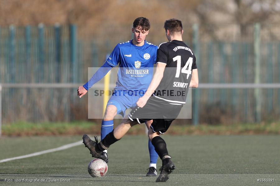 Luis Wagner, Sepp-Endres-Sportanlage, Würzburg, 29.01.2023, sport, action, Fussball, BFV, Landesfreundschaftsspiele, Landesliga Nordwest, Bayernliga Nord, TSV, FV04, WFV, TSV Unterpleichfeld, Würzburger FV - Bild-ID: 2350391