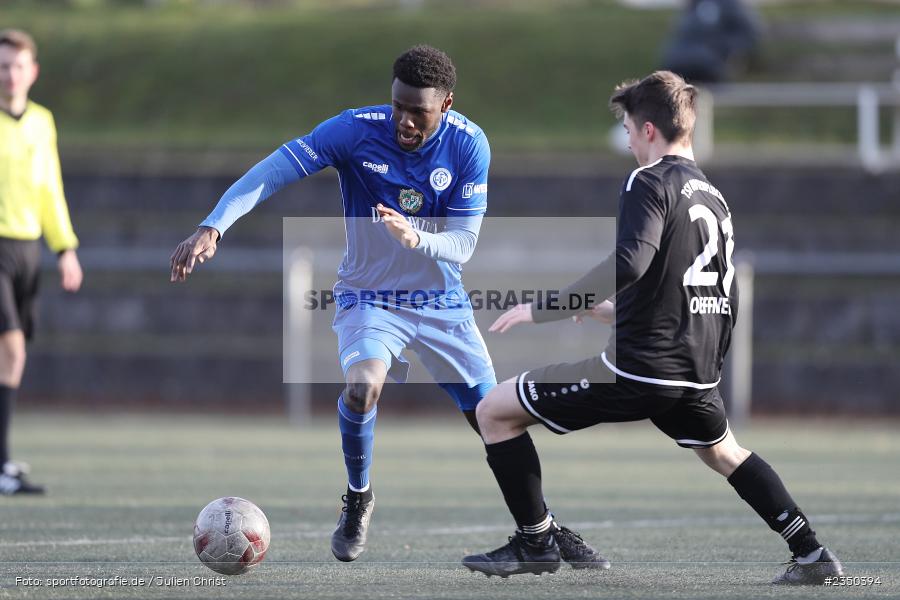 Jayson Tuda, Sepp-Endres-Sportanlage, Würzburg, 29.01.2023, sport, action, Fussball, BFV, Landesfreundschaftsspiele, Landesliga Nordwest, Bayernliga Nord, TSV, FV04, WFV, TSV Unterpleichfeld, Würzburger FV - Bild-ID: 2350394