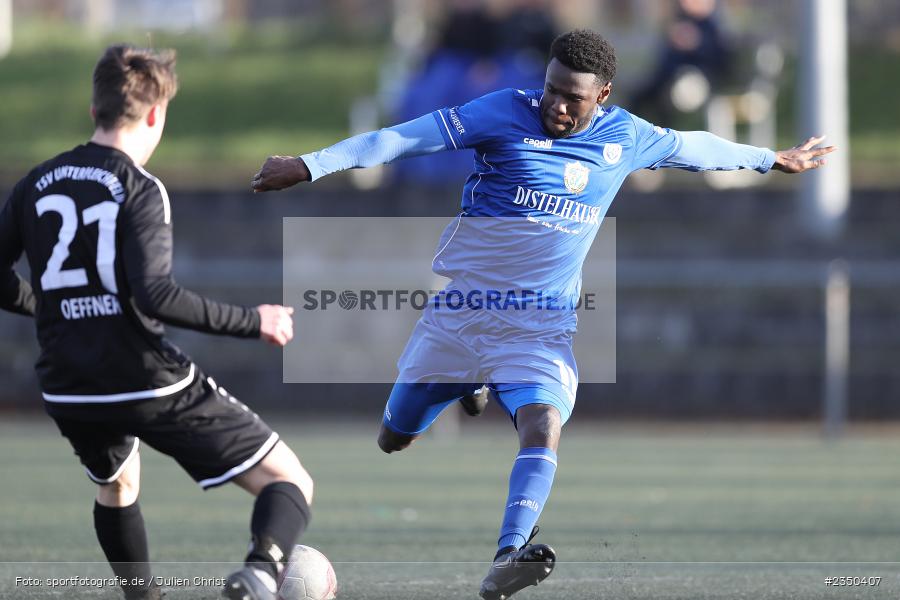 Jayson Tuda, Sepp-Endres-Sportanlage, Würzburg, 29.01.2023, sport, action, Fussball, BFV, Landesfreundschaftsspiele, Landesliga Nordwest, Bayernliga Nord, TSV, FV04, WFV, TSV Unterpleichfeld, Würzburger FV - Bild-ID: 2350407
