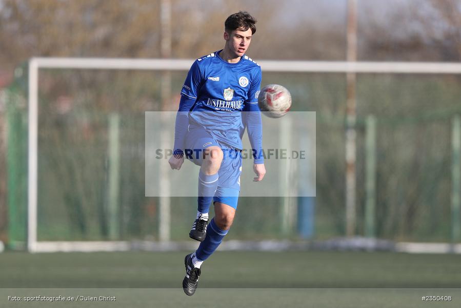 Luis Wagner, Sepp-Endres-Sportanlage, Würzburg, 29.01.2023, sport, action, Fussball, BFV, Landesfreundschaftsspiele, Landesliga Nordwest, Bayernliga Nord, TSV, FV04, WFV, TSV Unterpleichfeld, Würzburger FV - Bild-ID: 2350408