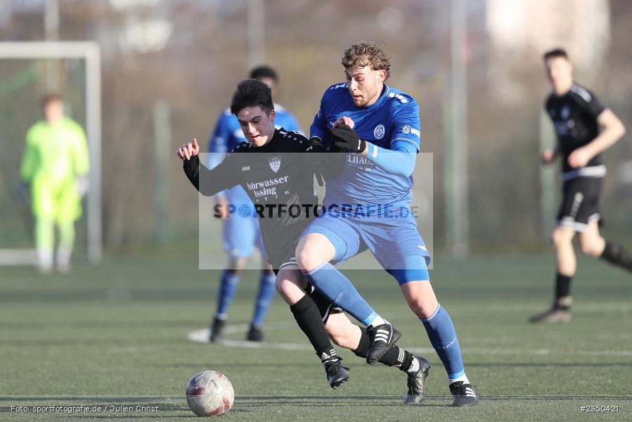 Tom Oeffner, Sepp-Endres-Sportanlage, Würzburg, 29.01.2023, sport, action, Fussball, BFV, Landesfreundschaftsspiele, Landesliga Nordwest, Bayernliga Nord, TSV, FV04, WFV, TSV Unterpleichfeld, Würzburger FV - Bild-ID: 2350421