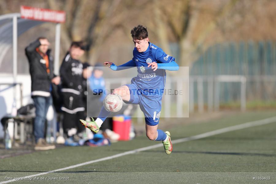 Tim Herbert, Sepp-Endres-Sportanlage, Würzburg, 29.01.2023, sport, action, Fussball, BFV, Landesfreundschaftsspiele, Landesliga Nordwest, Bayernliga Nord, TSV, FV04, WFV, TSV Unterpleichfeld, Würzburger FV - Bild-ID: 2350423