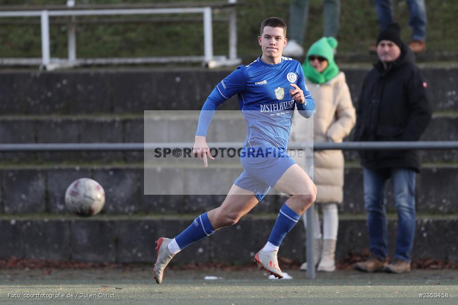Fabio Gobbo, Sepp-Endres-Sportanlage, Würzburg, 29.01.2023, sport, action, Fussball, BFV, Landesfreundschaftsspiele, Landesliga Nordwest, Bayernliga Nord, TSV, FV04, WFV, TSV Unterpleichfeld, Würzburger FV - Bild-ID: 2350458