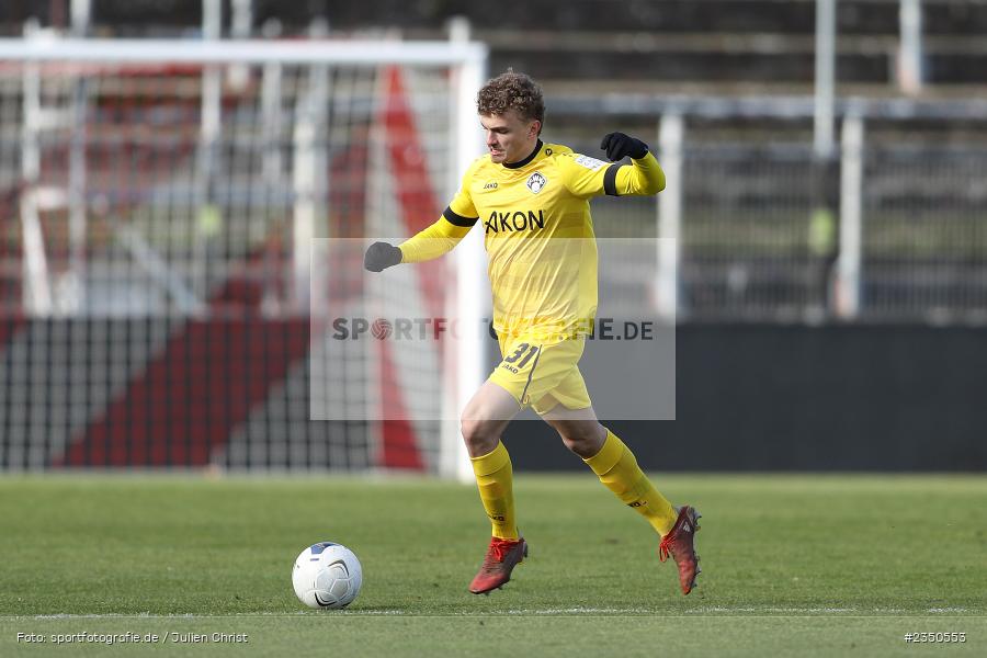 Tim Littmann, FLYERALARM Arena, Würzburg, 04.02.2023, sport, action, Fussball, BFV, Landesfreundschaftsspiele, Regionalliga Südwest, Regionalliga Bayern, VFR, FWK, VfR Aalen, FC Würzburger Kickers - Bild-ID: 2350553 Tim Littmann, FLYERALARM Arena, Würzburg, 04.02.2023, sport, action, Fussball, BFV, Landesfreundschaftsspiele, Regionalliga Südwest, Regionalliga Bayern, VFR, FWK, VfR Aalen, FC Würzburger Kickers - Bild-ID: 2350553