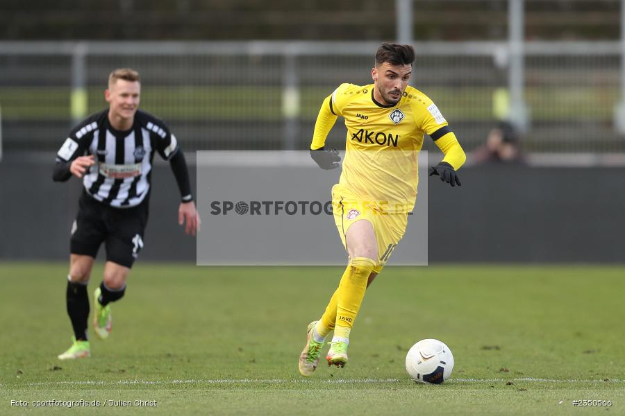 Dardan Karimani, FLYERALARM Arena, Würzburg, 04.02.2023, sport, action, Fussball, BFV, Landesfreundschaftsspiele, Regionalliga Südwest, Regionalliga Bayern, VFR, FWK, VfR Aalen, FC Würzburger Kickers - Bild-ID: 2350566 Dardan Karimani, FLYERALARM Arena, Würzburg, 04.02.2023, sport, action, Fussball, BFV, Landesfreundschaftsspiele, Regionalliga Südwest, Regionalliga Bayern, VFR, FWK, VfR Aalen, FC Würzburger Kickers - Bild-ID: 2350566