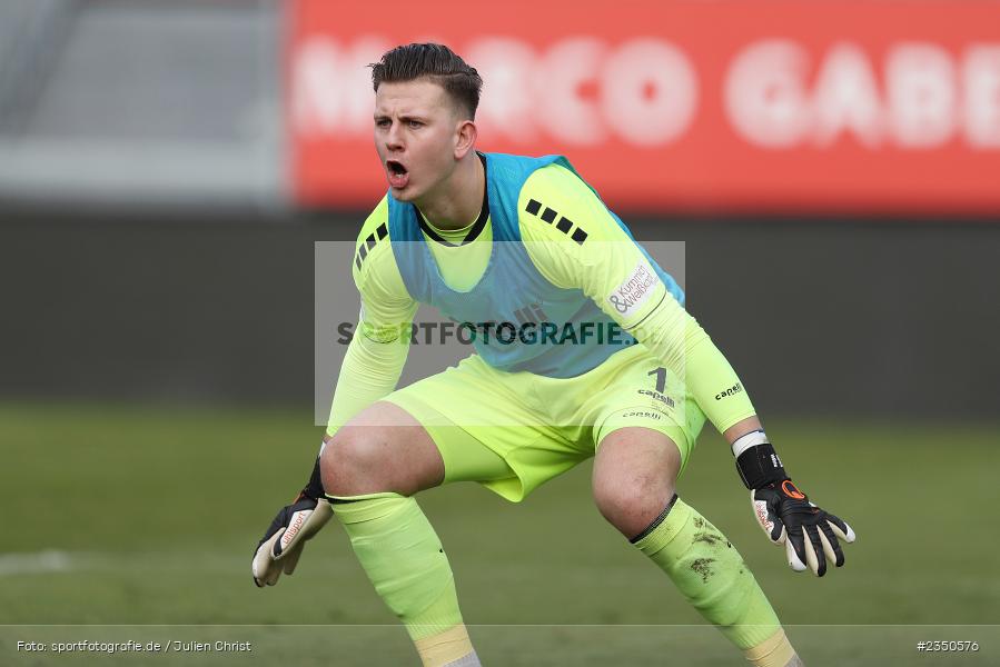 Michel Witte, FLYERALARM Arena, Würzburg, 04.02.2023, sport, action, Fussball, BFV, Landesfreundschaftsspiele, Regionalliga Südwest, Regionalliga Bayern, VFR, FWK, VfR Aalen, FC Würzburger Kickers - Bild-ID: 2350576