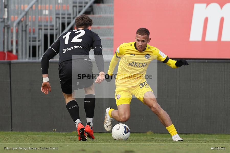 Benyas Solomon Junge-Abiol, FLYERALARM Arena, Würzburg, 04.02.2023, sport, action, Fussball, BFV, Landesfreundschaftsspiele, Regionalliga Südwest, Regionalliga Bayern, VFR, FWK, VfR Aalen, FC Würzburger Kickers - Bild-ID: 2350578 Benyas Solomon Junge-Abiol, FLYERALARM Arena, Würzburg, 04.02.2023, sport, action, Fussball, BFV, Landesfreundschaftsspiele, Regionalliga Südwest, Regionalliga Bayern, VFR, FWK, VfR Aalen, FC Würzburger Kickers - Bild-ID: 2350578