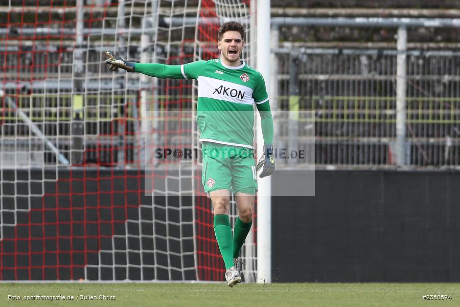 Maximilian Pérez Hintermeier, FLYERALARM Arena, Würzburg, 04.02.2023, sport, action, Fussball, BFV, Landesfreundschaftsspiele, Regionalliga Südwest, Regionalliga Bayern, VFR, FWK, VfR Aalen, FC Würzburger Kickers - Bild-ID: 2350594