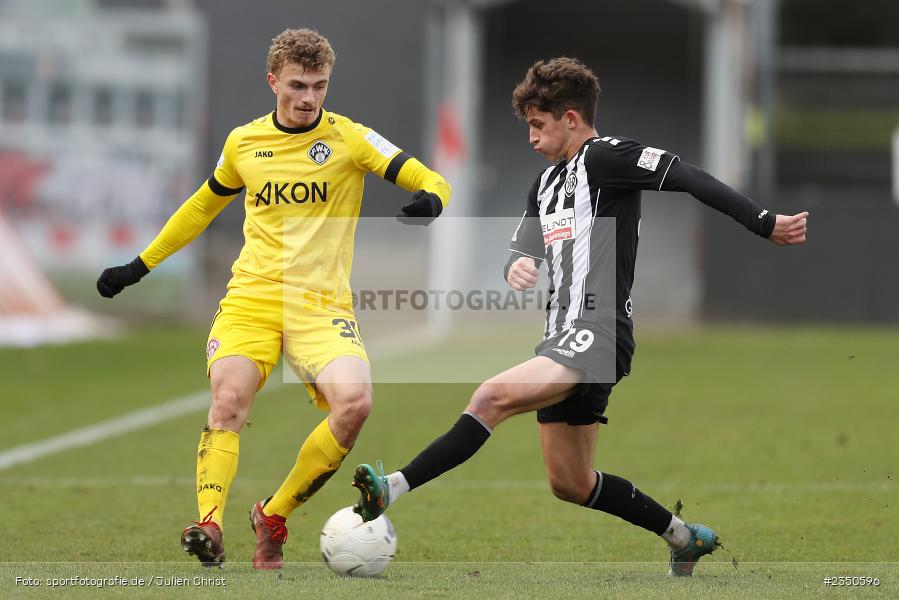 Tim Littmann, FLYERALARM Arena, Würzburg, 04.02.2023, sport, action, Fussball, BFV, Landesfreundschaftsspiele, Regionalliga Südwest, Regionalliga Bayern, VFR, FWK, VfR Aalen, FC Würzburger Kickers - Bild-ID: 2350596