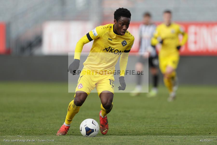 Benjika Caciel, FLYERALARM Arena, Würzburg, 04.02.2023, sport, action, Fussball, BFV, Landesfreundschaftsspiele, Regionalliga Südwest, Regionalliga Bayern, VFR, FWK, VfR Aalen, FC Würzburger Kickers - Bild-ID: 2350611