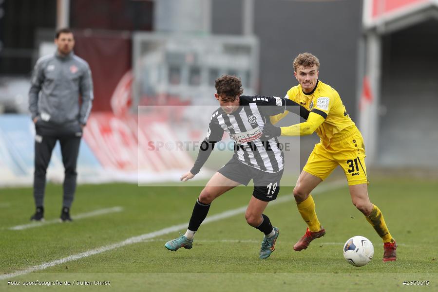 Mark Müller, FLYERALARM Arena, Würzburg, 04.02.2023, sport, action, Fussball, BFV, Landesfreundschaftsspiele, Regionalliga Südwest, Regionalliga Bayern, VFR, FWK, VfR Aalen, FC Würzburger Kickers - Bild-ID: 2350615