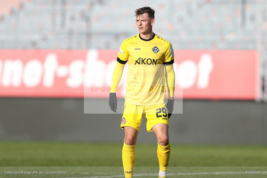 Franz Helmer, FLYERALARM Arena, Würzburg, 04.02.2023, sport, action, Fussball, BFV, Landesfreundschaftsspiele, Regionalliga Südwest, Regionalliga Bayern, VFR, FWK, VfR Aalen, FC Würzburger Kickers - Bild-ID: 2350621