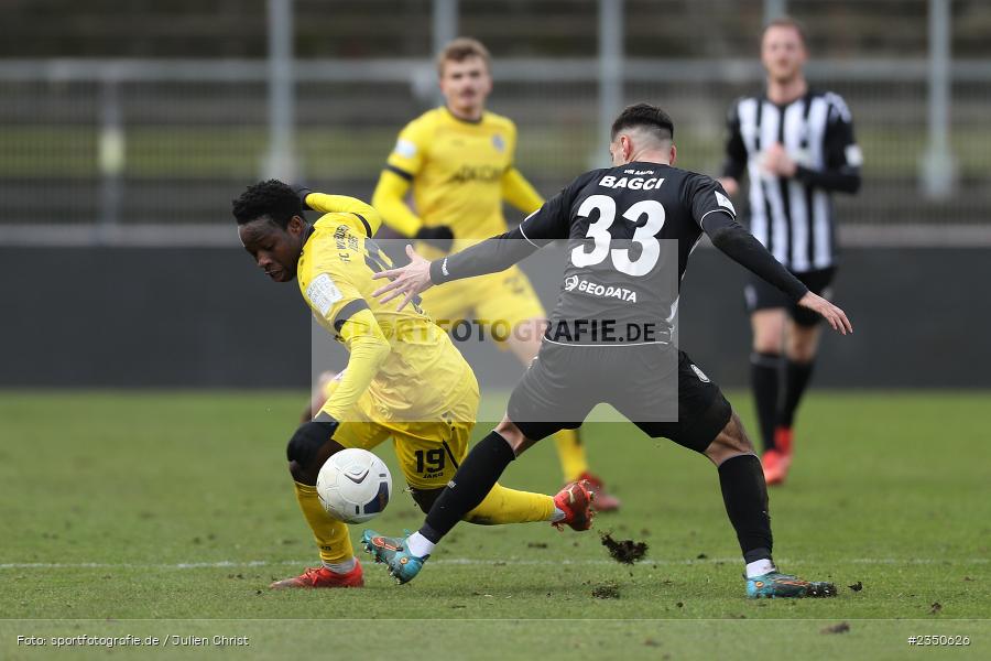 Benjika Caciel, FLYERALARM Arena, Würzburg, 04.02.2023, sport, action, Fussball, BFV, Landesfreundschaftsspiele, Regionalliga Südwest, Regionalliga Bayern, VFR, FWK, VfR Aalen, FC Würzburger Kickers - Bild-ID: 2350626