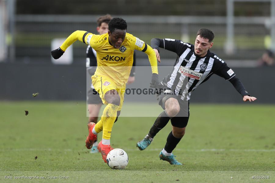 Benjika Caciel, FLYERALARM Arena, Würzburg, 04.02.2023, sport, action, Fussball, BFV, Landesfreundschaftsspiele, Regionalliga Südwest, Regionalliga Bayern, VFR, FWK, VfR Aalen, FC Würzburger Kickers - Bild-ID: 2350628