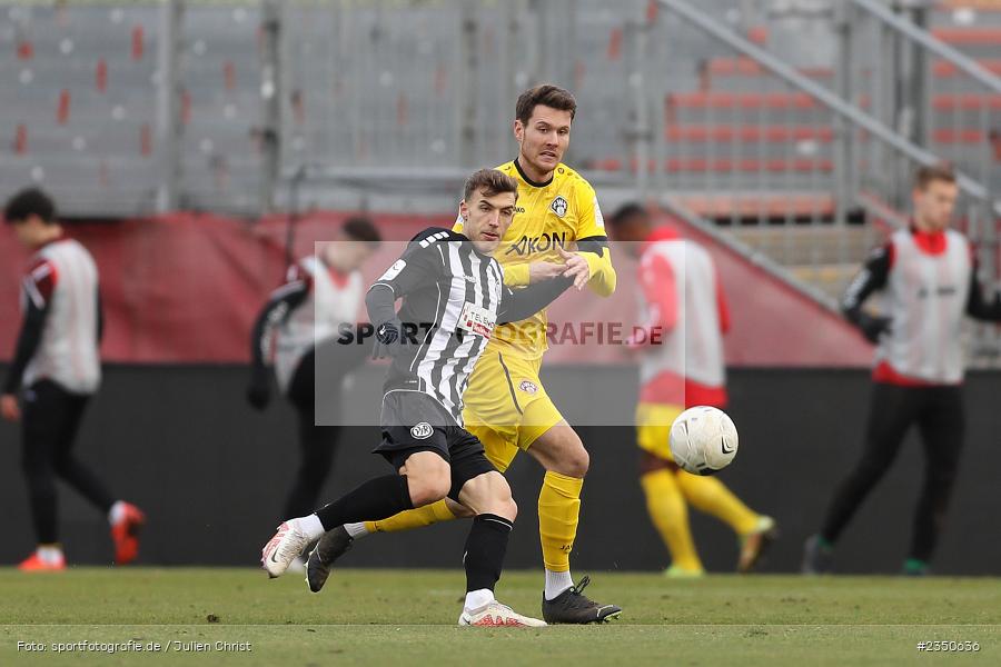 Jonas Arcalean, FLYERALARM Arena, Würzburg, 04.02.2023, sport, action, Fussball, BFV, Landesfreundschaftsspiele, Regionalliga Südwest, Regionalliga Bayern, VFR, FWK, VfR Aalen, FC Würzburger Kickers - Bild-ID: 2350636