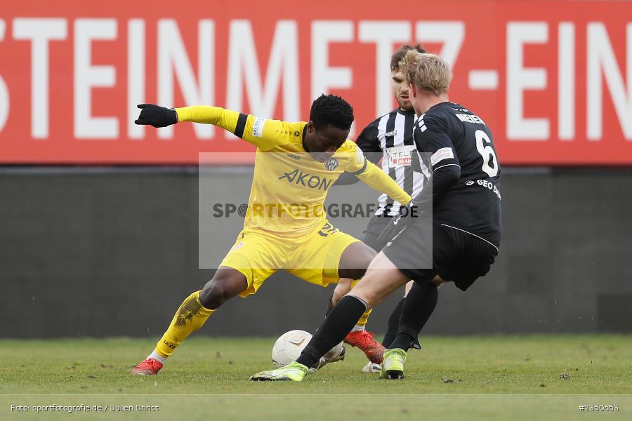 Benjika Caciel, FLYERALARM Arena, Würzburg, 04.02.2023, sport, action, Fussball, BFV, Landesfreundschaftsspiele, Regionalliga Südwest, Regionalliga Bayern, VFR, FWK, VfR Aalen, FC Würzburger Kickers - Bild-ID: 2350653