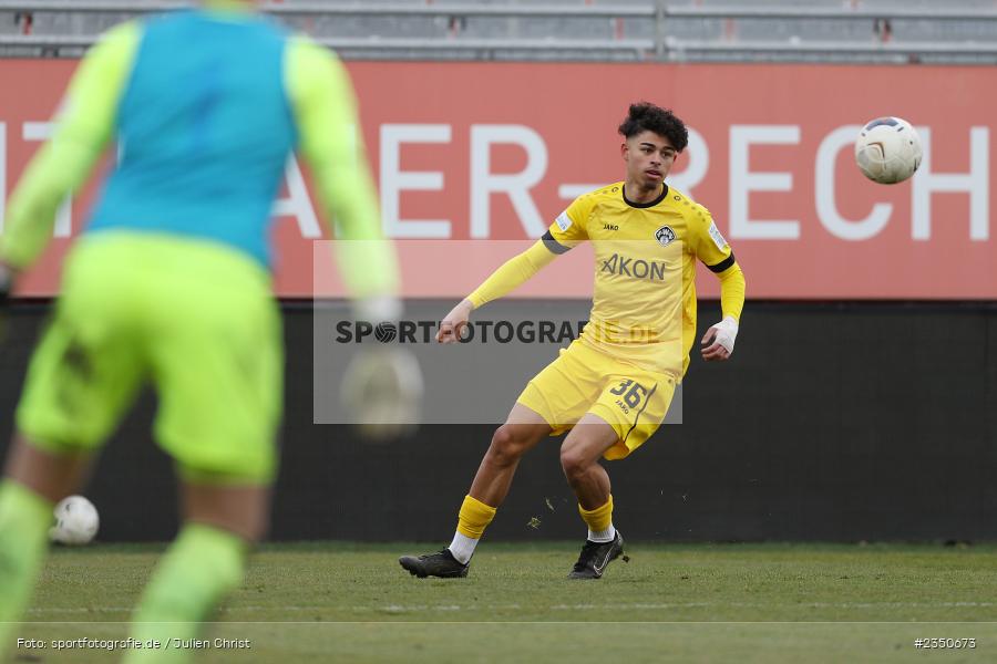 Andre Leipold, FLYERALARM Arena, Würzburg, 04.02.2023, sport, action, Fussball, BFV, Landesfreundschaftsspiele, Regionalliga Südwest, Regionalliga Bayern, VFR, FWK, VfR Aalen, FC Würzburger Kickers - Bild-ID: 2350673