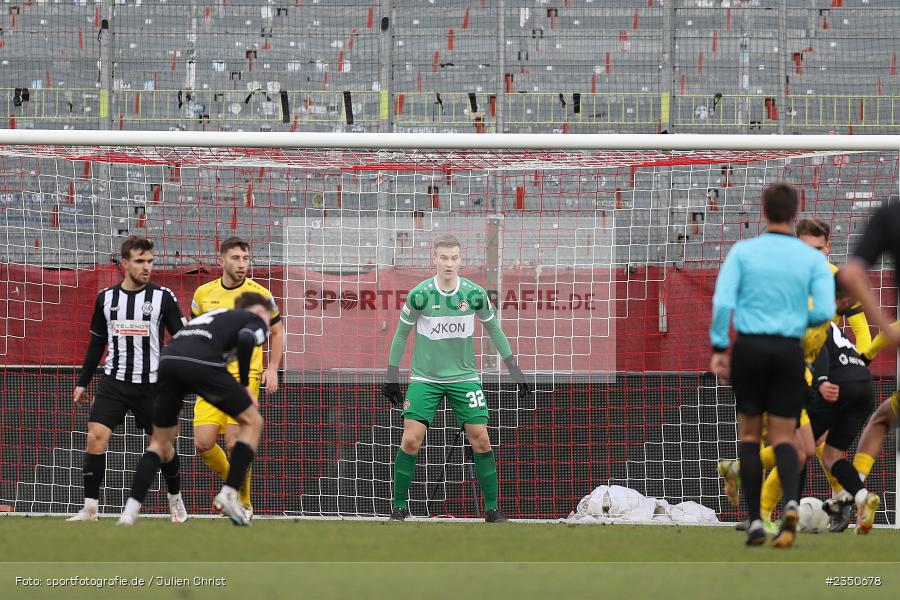 Leon Walch, FLYERALARM Arena, Würzburg, 04.02.2023, sport, action, Fussball, BFV, Landesfreundschaftsspiele, Regionalliga Südwest, Regionalliga Bayern, VFR, FWK, VfR Aalen, FC Würzburger Kickers - Bild-ID: 2350678