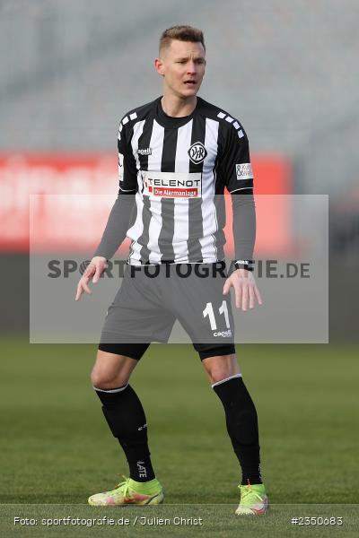 Benjamin Kindsvater, FLYERALARM Arena, Würzburg, 04.02.2023, sport, action, Fussball, BFV, Landesfreundschaftsspiele, Regionalliga Südwest, Regionalliga Bayern, VFR, FWK, VfR Aalen, FC Würzburger Kickers - Bild-ID: 2350683