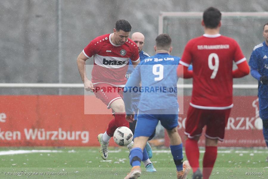 Patrick Amrhein, Kunstrasenplatz, Frammersbach, 05.02.2023, sport, action, Fussball, BFV, Landesfreundschaftsspiele, Landesliga Nordwest, Bezirksliga Unterfranken West, TSV, TUS, TSV Lohr, TuS Frammersbach - Bild-ID: 2350686