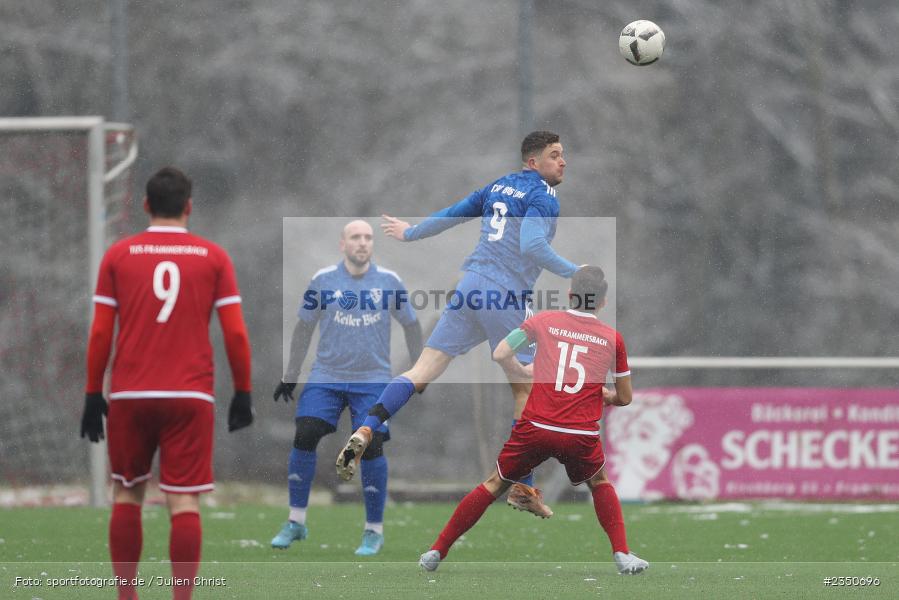 Kevin Klisch, Kunstrasenplatz, Frammersbach, 05.02.2023, sport, action, Fussball, BFV, Landesfreundschaftsspiele, Landesliga Nordwest, Bezirksliga Unterfranken West, TSV, TUS, TSV Lohr, TuS Frammersbach - Bild-ID: 2350696
