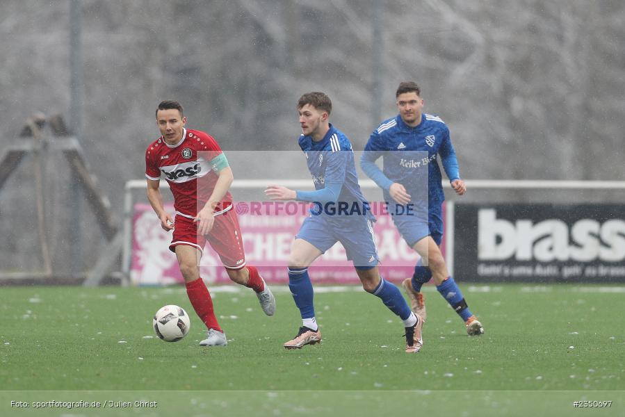 Tim Wagner, Kunstrasenplatz, Frammersbach, 05.02.2023, sport, action, Fussball, BFV, Landesfreundschaftsspiele, Landesliga Nordwest, Bezirksliga Unterfranken West, TSV, TUS, TSV Lohr, TuS Frammersbach - Bild-ID: 2350697