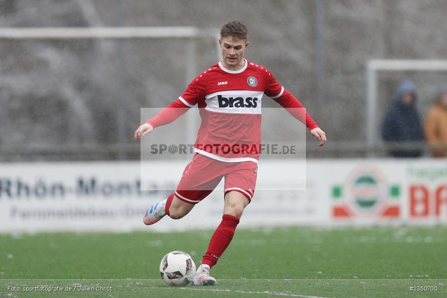 Tim Zachrau, Kunstrasenplatz, Frammersbach, 05.02.2023, sport, action, Fussball, BFV, Landesfreundschaftsspiele, Landesliga Nordwest, Bezirksliga Unterfranken West, TSV, TUS, TSV Lohr, TuS Frammersbach - Bild-ID: 2350700