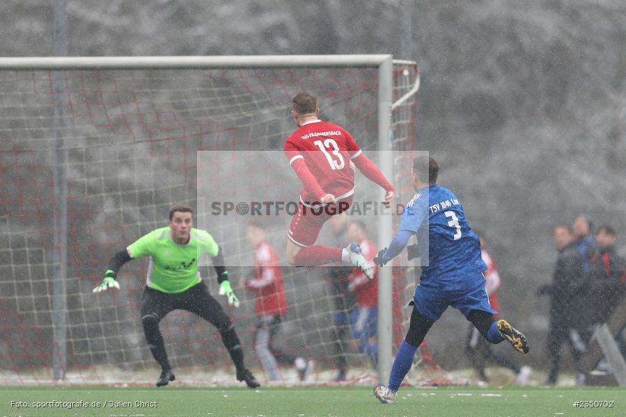 Tim Zachrau, Kunstrasenplatz, Frammersbach, 05.02.2023, sport, action, Fussball, BFV, Landesfreundschaftsspiele, Landesliga Nordwest, Bezirksliga Unterfranken West, TSV, TUS, TSV Lohr, TuS Frammersbach - Bild-ID: 2350702