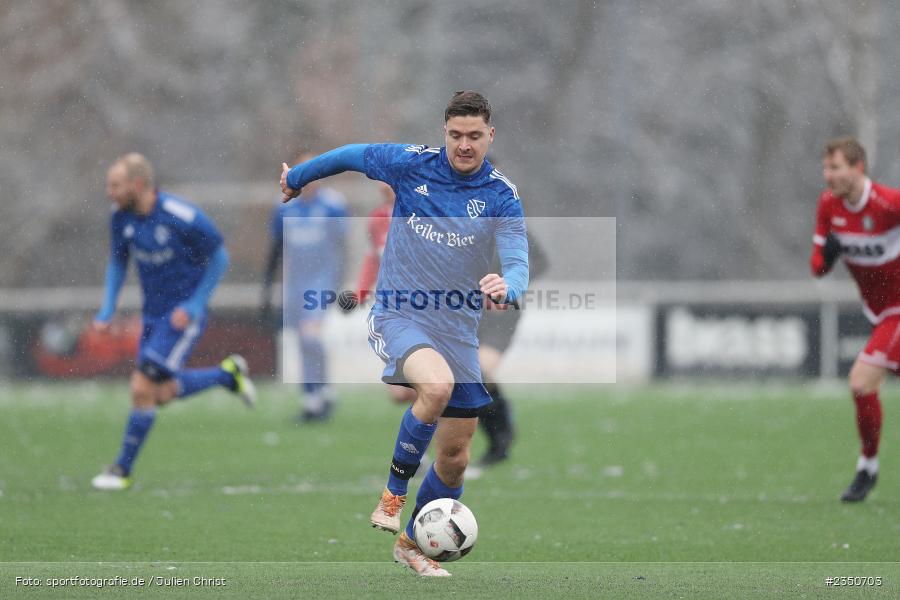 Kevin Klisch, Kunstrasenplatz, Frammersbach, 05.02.2023, sport, action, Fussball, BFV, Landesfreundschaftsspiele, Landesliga Nordwest, Bezirksliga Unterfranken West, TSV, TUS, TSV Lohr, TuS Frammersbach - Bild-ID: 2350703