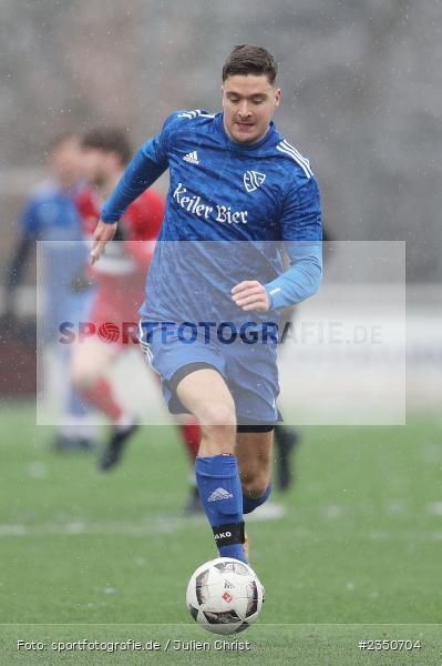 Kevin Klisch, Kunstrasenplatz, Frammersbach, 05.02.2023, sport, action, Fussball, BFV, Landesfreundschaftsspiele, Landesliga Nordwest, Bezirksliga Unterfranken West, TSV, TUS, TSV Lohr, TuS Frammersbach - Bild-ID: 2350704