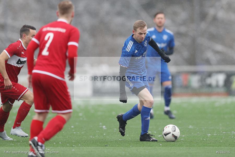 Jens Kirchgeßner, Kunstrasenplatz, Frammersbach, 05.02.2023, sport, action, Fussball, BFV, Landesfreundschaftsspiele, Landesliga Nordwest, Bezirksliga Unterfranken West, TSV, TUS, TSV Lohr, TuS Frammersbach - Bild-ID: 2350715 Jens Kirchgeßner, Kunstrasenplatz, Frammersbach, 05.02.2023, sport, action, Fussball, BFV, Landesfreundschaftsspiele, Landesliga Nordwest, Bezirksliga Unterfranken West, TSV, TUS, TSV Lohr, TuS Frammersbach - Bild-ID: 2350715