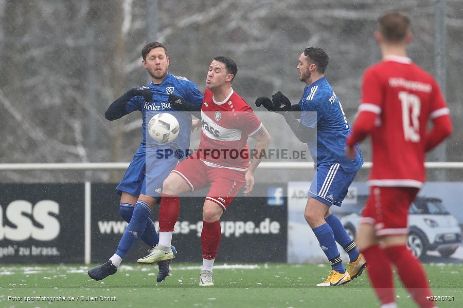 Patrick Amrhein, Kunstrasenplatz, Frammersbach, 05.02.2023, sport, action, Fussball, BFV, Landesfreundschaftsspiele, Landesliga Nordwest, Bezirksliga Unterfranken West, TSV, TUS, TSV Lohr, TuS Frammersbach - Bild-ID: 2350721