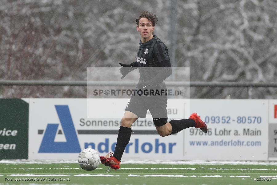 Jari Heuchert, Kunstrasenplatz, Frammersbach, 05.02.2023, sport, action, Fussball, BFV, Landesfreundschaftsspiele, Landesliga Nordwest, Bezirksliga Unterfranken West, TSV Karlburg, TSV Neuhütten-Wiesthal - Bild-ID: 2350726