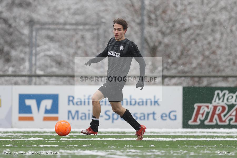 Jari Heuchert, Kunstrasenplatz, Frammersbach, 05.02.2023, sport, action, Fussball, BFV, Landesfreundschaftsspiele, Landesliga Nordwest, Bezirksliga Unterfranken West, TSV Karlburg, TSV Neuhütten-Wiesthal - Bild-ID: 2350776