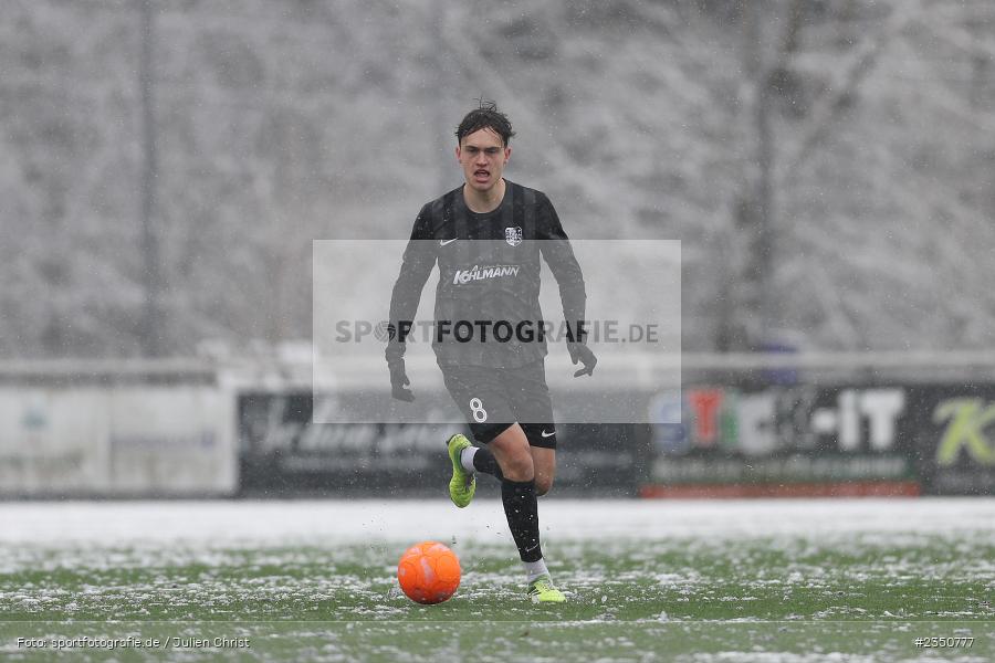 Nico Kuss, Kunstrasenplatz, Frammersbach, 05.02.2023, sport, action, Fussball, BFV, Landesfreundschaftsspiele, Landesliga Nordwest, Bezirksliga Unterfranken West, TSV Karlburg, TSV Neuhütten-Wiesthal - Bild-ID: 2350777