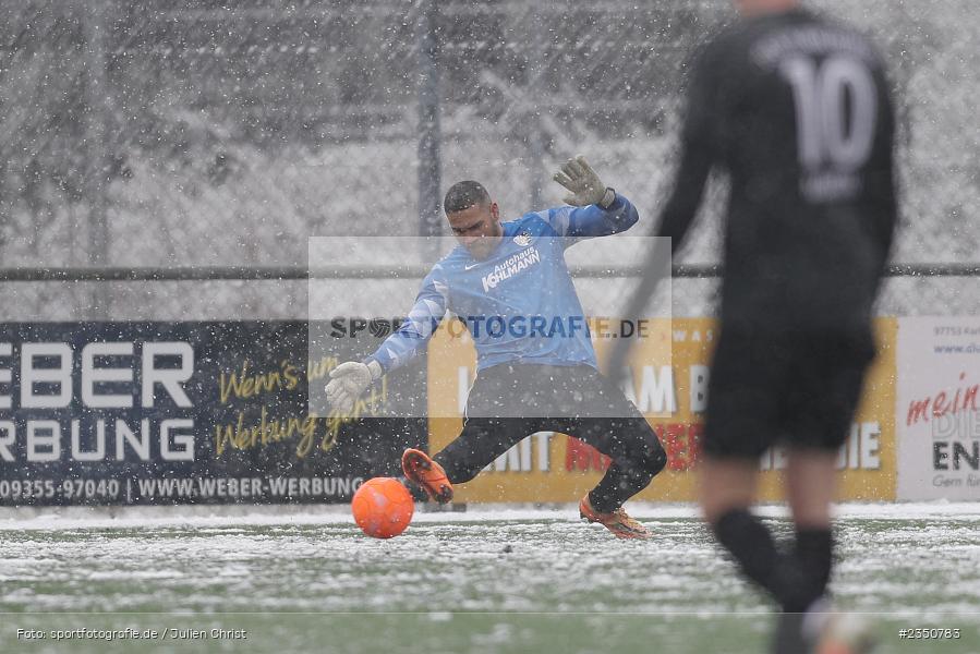 Marvin Fischer-Vallecilla, Kunstrasenplatz, Frammersbach, 05.02.2023, sport, action, Fussball, BFV, Landesfreundschaftsspiele, Landesliga Nordwest, Bezirksliga Unterfranken West, TSV Karlburg, TSV Neuhütten-Wiesthal - Bild-ID: 2350783