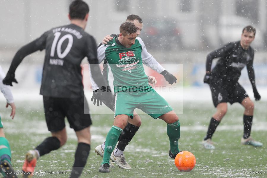 Manuel Römlein, Kunstrasenplatz, Frammersbach, 05.02.2023, sport, action, Fussball, BFV, Landesfreundschaftsspiele, Landesliga Nordwest, Bezirksliga Unterfranken West, TSV Karlburg, TSV Neuhütten-Wiesthal - Bild-ID: 2350786