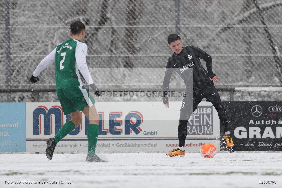 Pascal Jeni, Kunstrasenplatz, Frammersbach, 05.02.2023, sport, action, Fussball, BFV, Landesfreundschaftsspiele, Landesliga Nordwest, Bezirksliga Unterfranken West, TSV Karlburg, TSV Neuhütten-Wiesthal - Bild-ID: 2350790