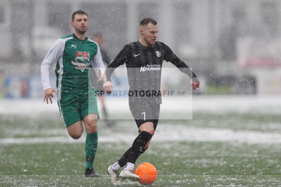 Justin Schulz, Kunstrasenplatz, Frammersbach, 05.02.2023, sport, action, Fussball, BFV, Landesfreundschaftsspiele, Landesliga Nordwest, Bezirksliga Unterfranken West, TSV Karlburg, TSV Neuhütten-Wiesthal - Bild-ID: 2350822