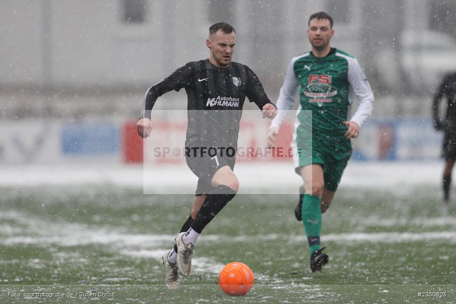 Justin Schulz, Kunstrasenplatz, Frammersbach, 05.02.2023, sport, action, Fussball, BFV, Landesfreundschaftsspiele, Landesliga Nordwest, Bezirksliga Unterfranken West, TSV Karlburg, TSV Neuhütten-Wiesthal - Bild-ID: 2350823