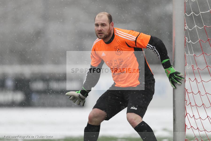 Sebastian Krautwald, Kunstrasenplatz, Frammersbach, 05.02.2023, sport, action, Fussball, BFV, Landesfreundschaftsspiele, Landesliga Nordwest, Bezirksliga Unterfranken West, TSV Karlburg, TSV Neuhütten-Wiesthal - Bild-ID: 2350832
