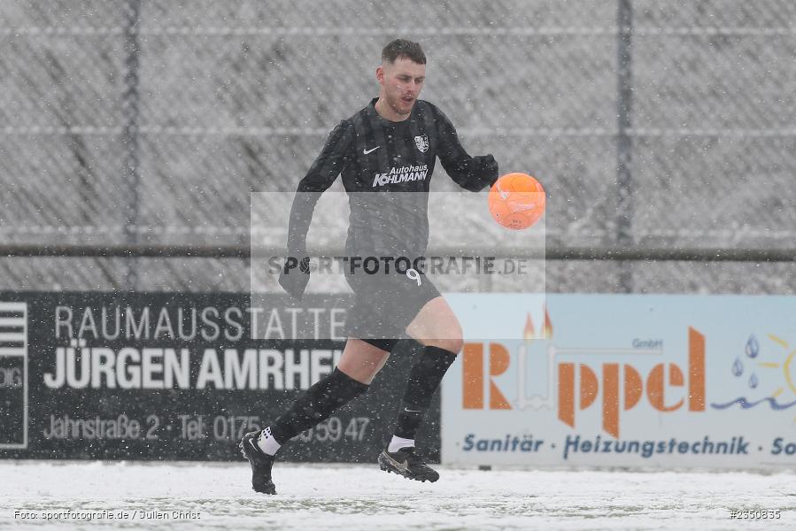 Maximilian Franz, Kunstrasenplatz, Frammersbach, 05.02.2023, sport, action, Fussball, BFV, Landesfreundschaftsspiele, Landesliga Nordwest, Bezirksliga Unterfranken West, TSV Karlburg, TSV Neuhütten-Wiesthal - Bild-ID: 2350835
