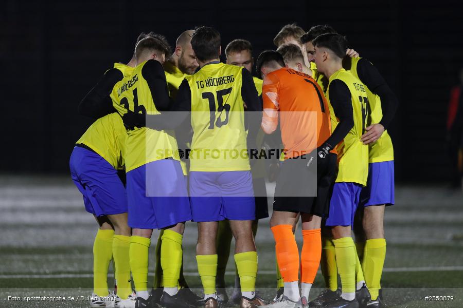 Mannschaftskreis, Kunstrasenplatz, Höchberg, 08.02.2023, sport, action, Fussball, BFV, Landesfreundschaftsspiele, Landesliga Nordwest, TSV, TGH, TSV Karlburg, TG Höchberg - Bild-ID: 2350879