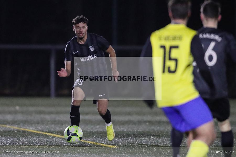 Fabio Tudor, Kunstrasenplatz, Höchberg, 08.02.2023, sport, action, Fussball, BFV, Landesfreundschaftsspiele, Landesliga Nordwest, TSV, TGH, TSV Karlburg, TG Höchberg - Bild-ID: 2350905