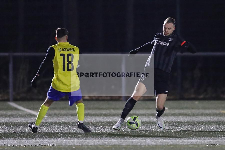 Marvin Schramm, Kunstrasenplatz, Höchberg, 08.02.2023, sport, action, Fussball, BFV, Landesfreundschaftsspiele, Landesliga Nordwest, TSV, TGH, TSV Karlburg, TG Höchberg - Bild-ID: 2350916