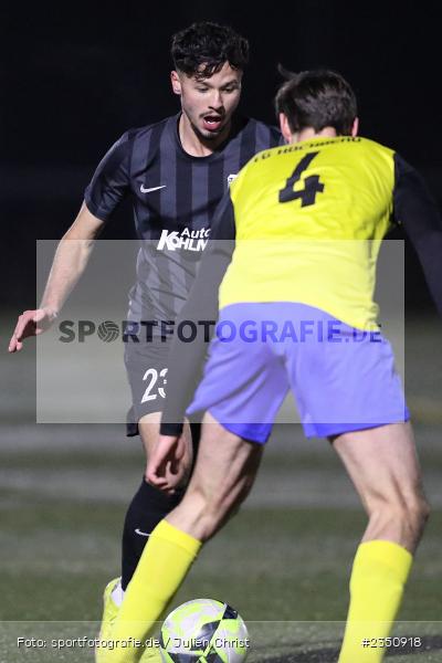 Fabio Tudor, Kunstrasenplatz, Höchberg, 08.02.2023, sport, action, Fussball, BFV, Landesfreundschaftsspiele, Landesliga Nordwest, TSV, TGH, TSV Karlburg, TG Höchberg - Bild-ID: 2350918