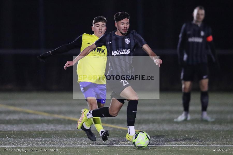 Fabio Tudor, Kunstrasenplatz, Höchberg, 08.02.2023, sport, action, Fussball, BFV, Landesfreundschaftsspiele, Landesliga Nordwest, TSV, TGH, TSV Karlburg, TG Höchberg - Bild-ID: 2350926