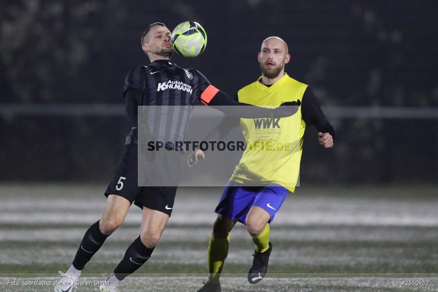 Marvin Schramm, Kunstrasenplatz, Höchberg, 08.02.2023, sport, action, Fussball, BFV, Landesfreundschaftsspiele, Landesliga Nordwest, TSV, TGH, TSV Karlburg, TG Höchberg - Bild-ID: 2350932